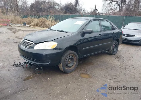 2007 Toyota Corolla Ce из США, поврежденный, VIN 2T1BR32E67C764573